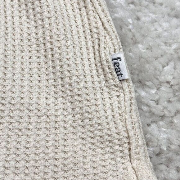 Feat Treecell Waffle knit Shorts Cream Ivory - Picture 5 of 9